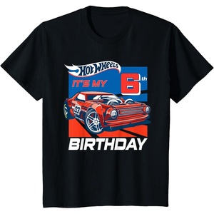 image:imageKids Hot Wheels Its My 6th Birthday TShirtBlack