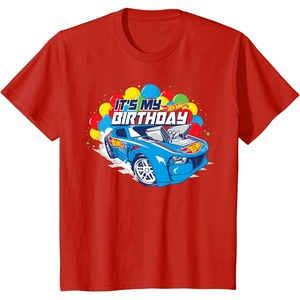 image:imageKids Hot Wheels Its My Birthday Balloons TShirtRed
