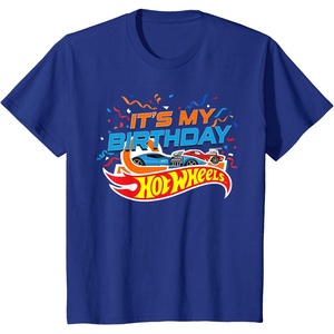 image:imageKids Hot Wheels Its My Birthday Confetti TShirtRoyal Blue