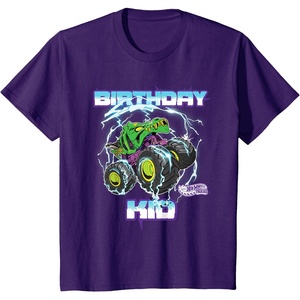 image:imageKids Hot Wheels Monster Trucks  Birthday Kid TShirtPurple