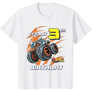 image:imageKids Hot Wheels Monster Trucks  Its My 3rd Birthday TShirtWhite