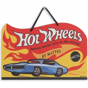 image:imageMattel Hot Wheels Fastest Cars Hanging Metal SignRed