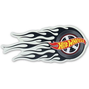 image:imageMattel Hot Wheels Red Muscle Car Since 1968 Embossed Metal SignBlackGray