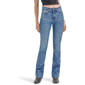 image:imageWrangler Womens X Hot Wheels HighRise Bootcut JeanDark Blue Denim
