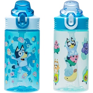 image:imageZak Designs Hot Wheels Sage 16oz LeakProof Straw Kids Water Bottle 2PackBluey  Bingo