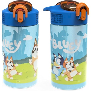 image:imageZak Designs Hot Wheels Sage 16oz LeakProof Straw Kids Water Bottle 2PackBluey Bottle 2pk