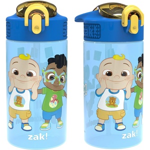 image:imageZak Designs Hot Wheels Sage 16oz LeakProof Straw Kids Water Bottle 2PackCoComelon 2pk