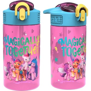 image:imageZak Designs Hot Wheels Sage 16oz LeakProof Straw Kids Water Bottle 2PackMy Little Pony 2pk