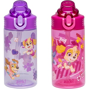 image:imageZak Designs Hot Wheels Sage 16oz LeakProof Straw Kids Water Bottle 2PackPAW Patrol Skye  Friends