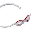 image:imageAlex and Ani Hot Wheels Bracelets  Moveable Enamel Charms Checkered Flag Motif Adjustable Stackable Designs Ideal Gift for WomenFigure 8 Racecar Tension Bangle