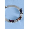 image:imageAlex and Ani Hot Wheels Bracelets  Moveable Enamel Charms Checkered Flag Motif Adjustable Stackable Designs Ideal Gift for WomenMoveable Racecar Mesh Bracelet