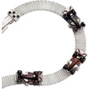 image:imageAlex and Ani Hot Wheels Bracelets  Moveable Enamel Charms Checkered Flag Motif Adjustable Stackable Designs Ideal Gift for WomenMoveable Racecar Mesh Bracelet