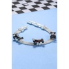 image:imageAlex and Ani Hot Wheels Bracelets  Moveable Enamel Charms Checkered Flag Motif Adjustable Stackable Designs Ideal Gift for WomenMoveable Racecar Mesh Bracelet