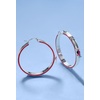 image:imageAlex and Ani Hot Wheels EarringsRacecar Hoop Shiny Silver
