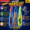 image:imageBrush Buddies Hot Wheels Manual Toothbrushes for Kids  3 Pack  Soft Bristled Childrens Toothbrushes with Fun MultiColored Designs AntiSlip Grip Handles Perfect for Toddlers Home Use or TravelRed  Blue  Green