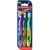 image:imageBrush Buddies Hot Wheels Manual Toothbrushes for Kids  3 Pack  Soft Bristled Childrens Toothbrushes with Fun MultiColored Designs AntiSlip Grip Handles Perfect for Toddlers Home Use or TravelRed  Blue  Green