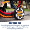 image:imageDynacraft Hot Wheels BMX Bike for Boys 1218 Inch Kids Bike Ages 39 Rev Grip Handlebar Feature Red amp BlackBlack