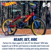 image:imageDynacraft Hot Wheels BMX Bike for Boys 1218 Inch Kids Bike Ages 39 Rev Grip Handlebar Feature Red amp BlackRed