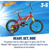 image:imageDynacraft Hot Wheels BMX Bike for Boys 1218 Inch Kids Bike Ages 39 Rev Grip Handlebar Feature Red amp BlackRedBlue