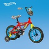 image:imageDynacraft Hot Wheels BMX Bike for Boys 1218 Inch Kids Bike Ages 39 Rev Grip Handlebar Feature Red amp BlackRedBlue