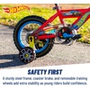 image:imageDynacraft Hot Wheels BMX Bike for Boys 1218 Inch Kids Bike Ages 39 Rev Grip Handlebar Feature Red amp BlackRedBlue