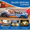 image:imageFUNBOY amp Hot Wheels Car Twin Inflatable Air Mattress for Kids Blow Up BedHot Wheels Convertible