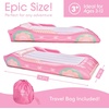 image:imageFUNBOY amp Hot Wheels Car Twin Inflatable Air Mattress for Kids Blow Up BedPink