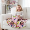 image:imageFranco Kids Bedding Super Soft Micro Raschel Throw 46 in x 60 in Hot WheelsGabbys Dolhouse