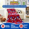 image:imageFranco Kids Bedding Super Soft Micro Raschel Throw 46 in x 60 in Hot WheelsSonic the Hedgehog Soccer