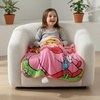 image:imageFranco Kids Bedding Super Soft Micro Raschel Throw 46 in x 60 in Hot WheelsSuper Mario Princess Peach