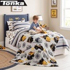 image:imageFranco Kids Bedding Super Soft Micro Raschel Throw 46 in x 60 in Hot WheelsTonka
