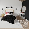 image:imageFranco Kids Bedding Super Soft Microfiber Reversible Comforter TwinFull Hot WheelsHello Kitty