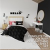 image:imageFranco Kids Bedding Super Soft Microfiber Reversible Comforter TwinFull Hot WheelsHello Kitty