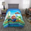 image:imageFranco Kids Bedding Super Soft Microfiber Reversible Comforter TwinFull Hot WheelsMario
