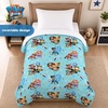 image:imageFranco Kids Bedding Super Soft Microfiber Reversible Comforter TwinFull Hot WheelsPaw Patrol the Mighty Movie  Glowing Good