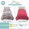 image:imageFranco Kids Bedding Super Soft Microfiber Reversible Comforter TwinFull Hot WheelsSquishmallows