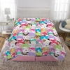 image:imageFranco Kids Bedding Super Soft Microfiber Reversible Comforter TwinFull Hot WheelsSquishmallows