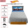 image:imageFranco Kids Bedding Super Soft Sheet Set 4 Piece Full Size Hot WheelsHot Wheels