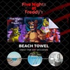 image:imageFranco Kids Super Soft Cotton BathPoolBeach Towel 58 In x 28 In Hot WheelsFive Nights at Freddys