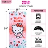 image:imageFranco Kids Super Soft Cotton BathPoolBeach Towel 58 In x 28 In Hot WheelsHello Kitty