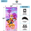 image:imageFranco Kids Super Soft Cotton BathPoolBeach Towel 58 In x 28 In Hot WheelsPaw Patrol Girls