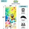 image:imageFranco Kids Super Soft Cotton BathPoolBeach Towel 58 In x 28 In Hot WheelsSpongebob Squarepants