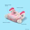 image:imageGraco TurboBooster 20 Backless Booster Car Seat Hot Wheels Travel Booster Seat for Children Ages 410 Weight 40100 Pounds and Height up to 57 InchesBarbie