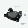 image:imageGraco TurboBooster 20 Backless Booster Car Seat Hot Wheels Travel Booster Seat for Children Ages 410 Weight 40100 Pounds and Height up to 57 InchesDenton