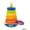 image:imageHallmark Hot Wheels Christmas Ornament Holiday Bone ShakerBabys First Stacker Dated 2026