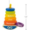 image:imageHallmark Hot Wheels Christmas Ornament Holiday Bone ShakerBabys First Stacker Dated 2026