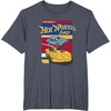 image:imageHot Wheels  Fathers Day Number 1 Dad TShirtHeather Blue