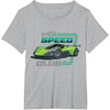 image:imageHot Wheels  Speed Club Full Throttle TShirtHeather Grey