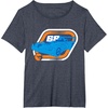 image:imageHot Wheels  Turbo Charged 68 TShirtHeather Blue