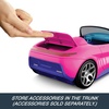 image:imageHot Wheels Barbie RC Toy Car RemoteControl Pink Convertible Can Hold 2 Barbie Fashion Dolls amp Trunk Opens for Storage Sticker Sheet for CustomizingConvertible